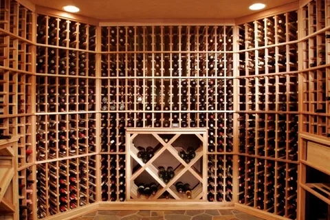 modern wine rack